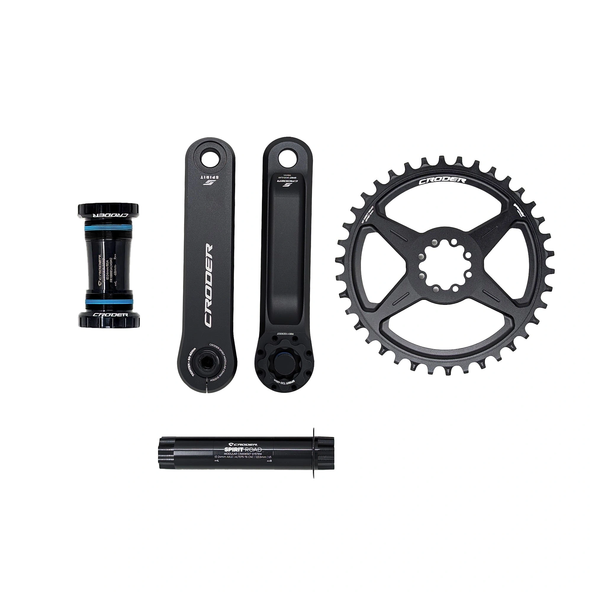 145mm Kort Krank-Kit: Letvægtsstyrke, Kædeblad & Aksel-magi! Opgrader din cykel med stil!